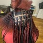 Knotless braids (medium )