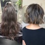 Full Highlights or balayage on thin, short  hair