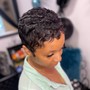 Spiral Set ( Hair must not past shoulders!!! Only Relaxed Hair!! NOT A SERVICE FOR NATURAL HAIR)