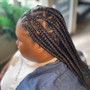 Medium Knotless Braids