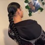 Kids large knotless braids