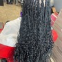 Small / medium Goddess knotless Braids