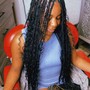 Small / medium Goddess knotless Braids