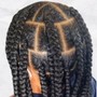 Knotless Braids (mid back)