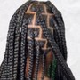 Knotless Braids (mid back)