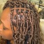 Box braids on natural hair