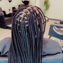 2 big tribal braids