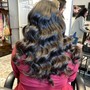 Root Touch up with Silk Press