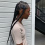 Small Bohemian Knotless Braids (Waist length)