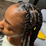 Scalp Braids / Feed ins 4-5