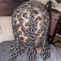 **Starter Locs Coils Twist (With light crochet lock) and Style**