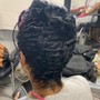 Style, wine, curls,/ Barrel Curls, Wig Install