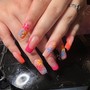 Multi Finger Nail Art