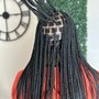 Rose bob boho knotless box braids