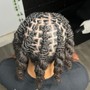 Men's Natural Cornrows, Box Braids or Twist