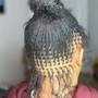 Temporary Microlocs with Natural hair