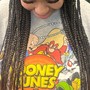 Medium Boho Knotless Braids {Waist Length}