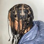 Men's Natural Cornrows, Box Braids or Twist