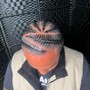 Men's braid styles (2-8 cornrows)