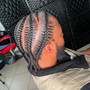 Men's braid styles (2-8 cornrows)