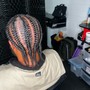 Men's braid styles (2-8 cornrows)