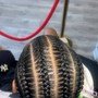 Large knotless braids