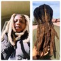 **WICKS/Trunks/Bonks = (Loc Combining)** 5inch to 10inches locs (#2 to #8 Big locs)