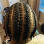 Feed-In/Stitch Cornrow Style Large