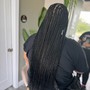 Small Knotless Braids