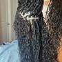 Knotless twist boho medium