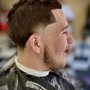 Haircut with design