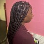 Small Traditional Box Braids-Waist Length