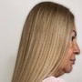 Keratin Smoothing Treatment / blow out straightens moderately