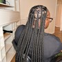 Medium Knotless Braids Touch Up