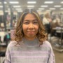 Keratin Smoothing Treatment / blow out straightens moderately