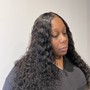 Closure wig install