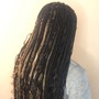 Medium Knotless Goddess Braids