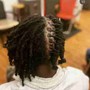 Loc retwist(short shoulder length