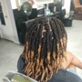 Wash and retwist via interlock