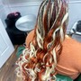 French curls Braids