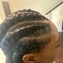 Braids cornrows (10& up)