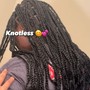 5 feed in braids (straight back) hair included