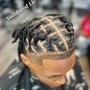 Men Box Braids - Man Bun