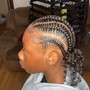 Feed ins(5-8 braids)