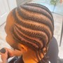 Men Cornrows w/ Designs