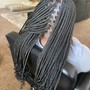 Large Knotless braids  (more braids than Jumbo)