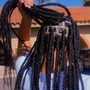 Medium boho knotless Braids