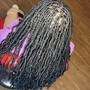 Med Knotless Braids