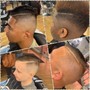 Mens fade + Scissor Top cut/style