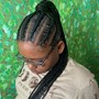 Boho s/med knotless single /box braids mid back